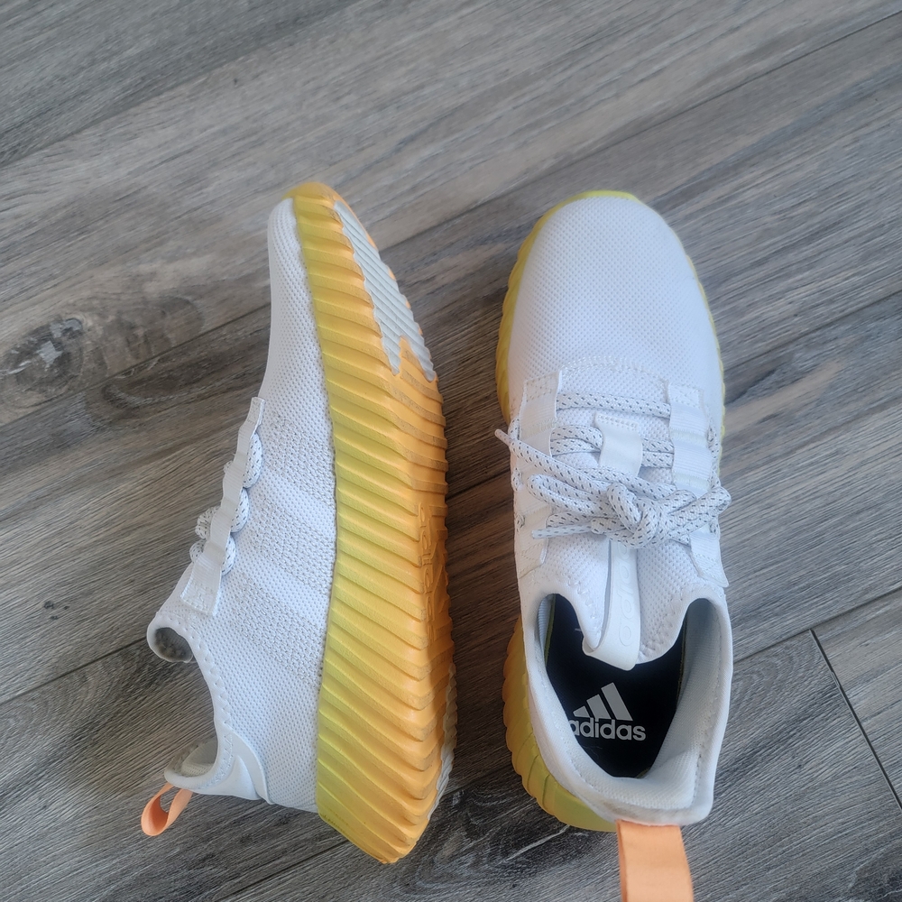 Adidas Kaptir Flow White Sneakers - Picture 2 of 6